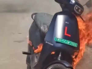 Ola S1 pro electric scooter catches fire in Pune, company says will take appropriate action.