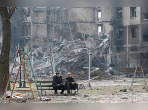 Besieged city of Mariupol