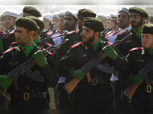 Members of Iran's Revolutionary Guards