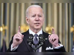 President Joe Biden speaks about his proposed budget for fiscal year...