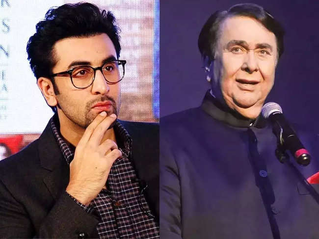 Ranbir Kapoor (left) Randhir Kapoor (right)