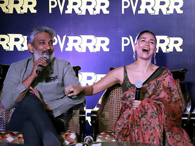 ​Alia Bhatt said she was grateful for playing the role of Sita in 'RRR'.​