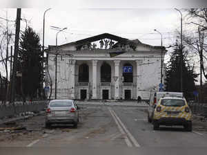 Ukraine Russia Mariupol Theater