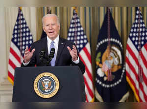 U.S. President Biden delivers remarks on March jobs report at the White House in Washington