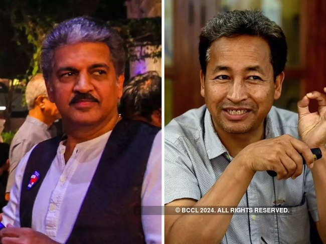 Anand Mahindra discussed University Project with Sonam Wangchuk