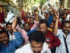 Striking MSRTC employees protest outside Sharad Pawar's home in Mumbai, blame him for their plight