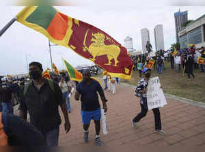 Colombo: Sri Lankans protest demanding president Gotabaya Rajapaksa and his gove...