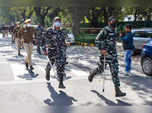 New Delhi, Mar 01 (ANI): Delhi Police and Central Reserve Police Force (CRPF) pe...
