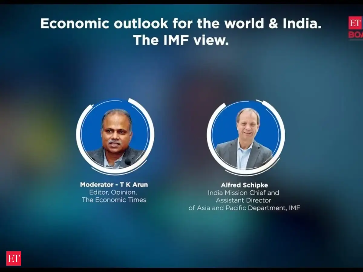 Economic outlook for the world & India. The IMF view | ET India Inc ...