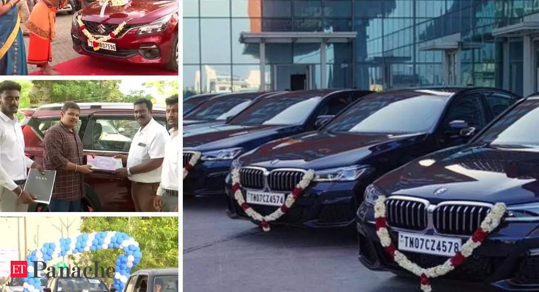 chennai: Automobiles for loyalty: 5 staff of Chennai-based agency get BMW value Rs 1 cr every as items; one other firm provides employees bonus of 100 Maruti Suzuki autos