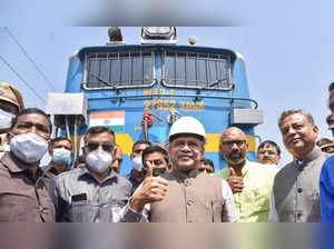 Vikarabad_ Union Railways Minister Ashwini Vaishnaw, Chairman and CEO of Railway....