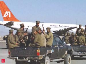 File Photo of 1999 Indian Airlines flight after it was hijacked by terrorists