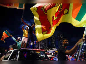 Protest against Sri Lanka President Gotabaya Rajapaksa in front of the Presidential Secretariat, in Colombo