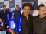 Back in black! Salman Khan and Shah Rukh Khan attend Baba Siddique's star-studded Iftar party after two years