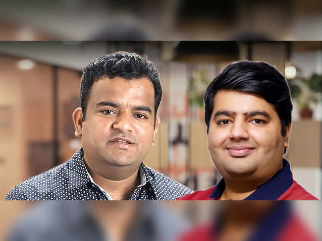 Expertia AI cofounders Kanishk Shukla and Akshay Gugnani