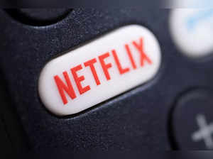 The Netflix logo is seen on a TV remote controller in this illustration photo