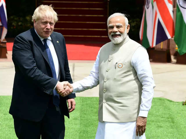 amid modi-johnson bonhomie, india & uk decide to deepen ties - new india-uk defence partnership | the economic times