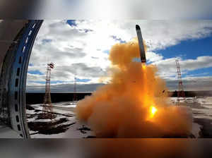 Russia's Sarmat missiles test