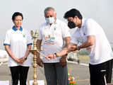 'Yog Prabha' event at Delhi's Safdarjung airport runway
