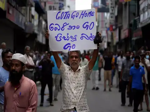 Protesters want president to go