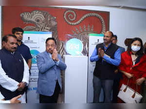 Union Minister of Micro Small and Medium Enterprises, Shri Narayan Rane today launched MSME Sustainable (ZED) Scheme & unveiled the logo  (2)