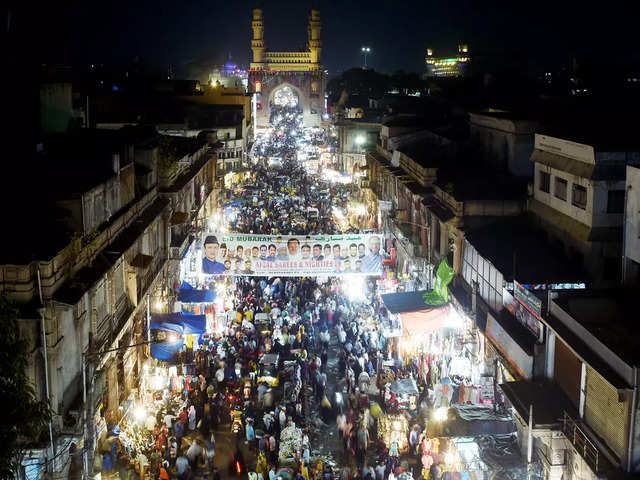 Eid-rush in Hyderabad