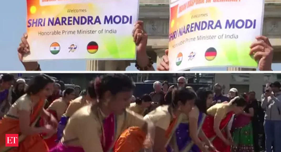 Watch: PM Modi receives grand welcome from Indian diaspora in Germany