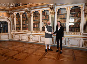 India's Prime Minister Narendra Modi visits Denmark