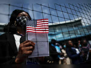 Citizenship and Immigration Services (USCIS) naturalization ceremony in New York City