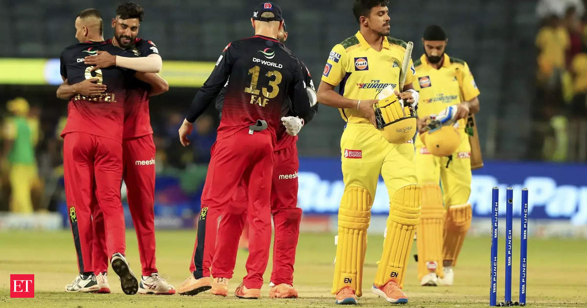 RCB register 13-run win, push CSK to the brink of elimination - The ...
