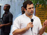 Rahul Gandhi addresses villagers in Kirpalpur