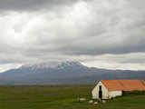 Iceland's Hekla volcano is covered in cloud