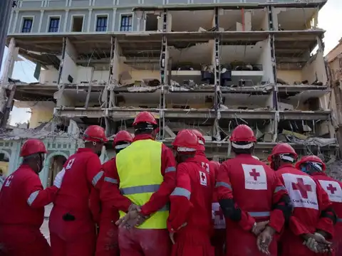 Massive gas explosion
