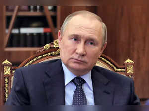 Moscow: Russian President Vladimir Putin listens during a meeting in the Kremlin...