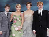 JK Rowling, Daniel Radcliffe, Emma Watson, Rupert Grint at the World Premiere of 'Harry Potter and the Deathly Hallows: Part 2'