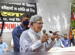 New Delhi: Communist Party of India (Marxist) general secretary Sitaram Yechury ...