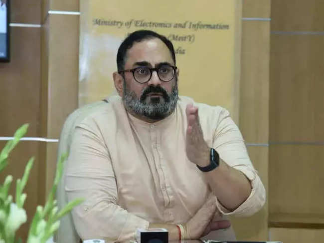 Minister of State for Electronics and IT  Rajeev Chandrasekhar
