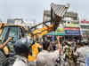 Anti-encroachment drive at civic stadium in Mangolpuri, other areas