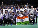 Indian men's badminton team script history, beat Indonesia to win first ever Thomas Cup title