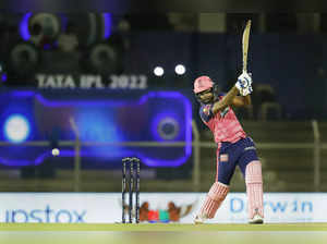 Mumbai: Sanju Samson of Rajasthan Royals plays a shot during the Indian Premier ...