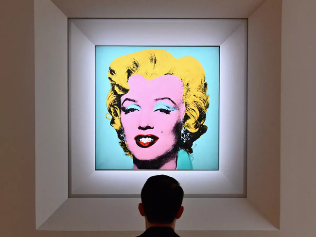 Marilyn Monroe: Andy Warhol’s Marilyn Monroe portrait becomes most ...
