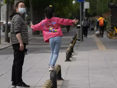 ​People allowed out