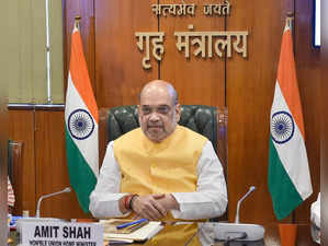 Union Home Minister Amit Shah chairs a meeting on the logistical arra...