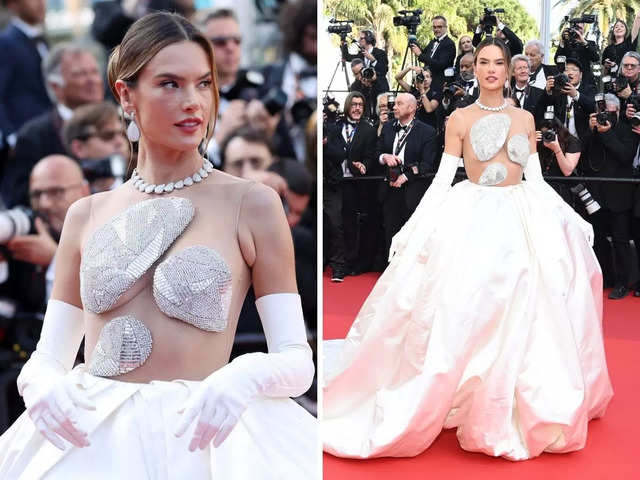 Aishwarya Rai Bachchan looks like a Queen!  Cannes 2022: Aishwarya Rai  Bachchan stuns in pink, Deepika Padukone looks ravishing in red gown [View  Pics] Photogallery at