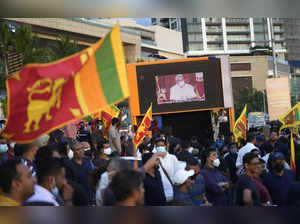 Sri Lanka crippled by strike by trade unions demanding resignation of Rajapaksa government