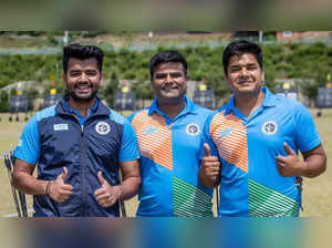 India's men's compound archery team wins successive World Cup gold medals.