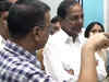 Telangana CM K Chandrashekar Rao, CM Kejriwal visit Mohalla clinic in Delhi