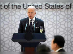 U.S. President Joe Biden and South Korean President Yoon Suk-yeol attend a state banquet, in Seoul