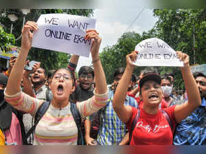 Calcutta University protest