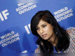 FILE PHOTO: Gita Gopinath, Economic Counsellor and Director of the Research Department at the International Monetary Fund (IMF), speaks during a news conference in Santiago